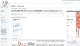 
							         Achilles tendon - Wikipedia								  
							    