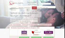 
							         Achtung: Das sind die besten Casual-Dating Portale 2019 - ZU-ZWEIT ...								  
							    