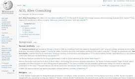 
							         ACIL Allen Consulting - Wikipedia								  
							    