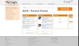 
							         ACIS - Parent Portal | Aveson Charter Schools								  
							    