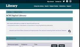 
							         ACM Digital Library | Library								  
							    
