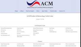 
							         ACM Weather Links - Meteorology Links | Association of Certified ...								  
							    