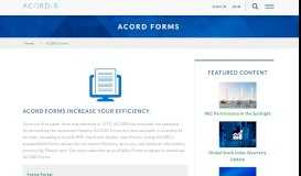 
							         ACORD Forms								  
							    
