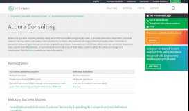 
							         Acoura Consulting Standards | IHS Markit								  
							    