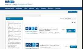 
							         ACPM Learning Portal								  
							    