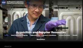 
							         Acquisition and Supplier Resources - NASA								  
							    