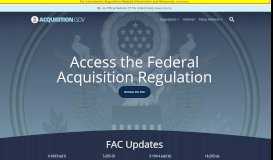 
							         Acquisition.GOV | www.acquisition.gov								  
							    
