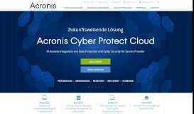 
							         Acronis: Backup Software für zu Hause und für Unternehmen								  
							    
