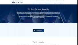 
							         Acronis --- Global Acronis Partner Awards | Acronis.com								  
							    