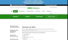 
							         ACS - Careers - NYC.gov								  
							    