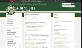 
							         ACS District Forms & Links - Athens City School District								  
							    