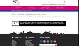 
							         ACS - Domestic Gas Appliance Assessment | Gower College Swansea								  
							    