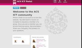 
							         ACS ICT Portal								  
							    