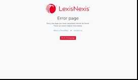 
							         ACS Solutions - LexisNexis Enterprise Solutions								  
							    