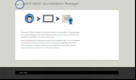 
							         ACS WASC Portal								  
							    