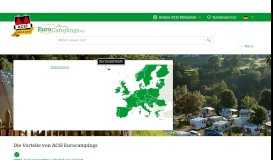 
							         ACSI Eurocampings: 9846 jährlich inspizierten Campingplätze in ...								  
							    