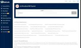 
							         Act Broadband Bill Payment Online , Pay Act Broadband ... - Mobikwik								  
							    