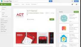 
							         ACT Fibernet - Apps on Google Play								  
							    