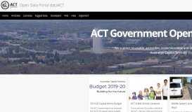 
							         ACT | Open Data | Open Data Portal								  
							    