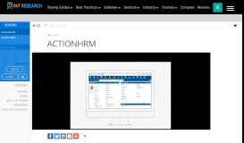 
							         ActionHRM - 2020 Reviews, Features, Pricing, Comparison ...								  
							    