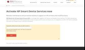 
							         Activate HP Smart Device Services - MPS Monitor								  
							    