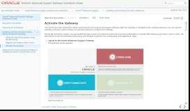 
							         Activate the Gateway - Oracle® Advanced Support Gateway ...								  
							    