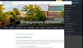 
							         Activate Your Accounts - Undergraduate Admissions - University of ...								  
							    