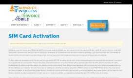 
							         Activate your new or existing SIM card online with Airvoice								  
							    