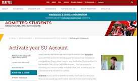 
							         Activate your SU Account - Accepted Undergraduate Freshmen ...								  
							    