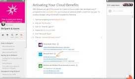 
							         Activating Your Cloud Benefits | BizSpark & Azure | Guides								  
							    