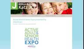 
							         Active Adult & Senior Expo presented by AtlantiCare | Milton & Betty ...								  
							    