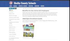 
							         Active Employees - Shelby County Schools								  
							    