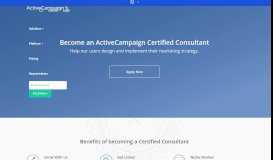 
							         ActiveCampaign Certified Consultant Partner Program								  
							    