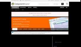 
							         ActivePDF Portal - ComponentSource								  
							    