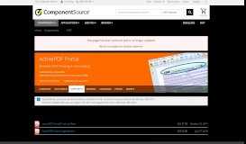 
							         ActivePDF Portal Downloads - ComponentSource								  
							    