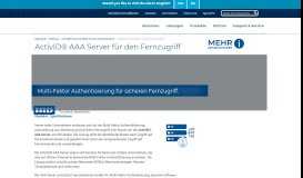 
							         ActivID AAA Server für den Fernzugriff - HID Global								  
							    