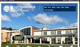 
							         Acton-Boxborough Regional School District: Home								  
							    