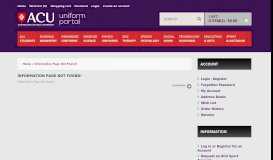 
							         ACU Clothing Portal Staff Account Application								  
							    