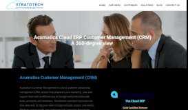 
							         Acumatica cloud ERP Customer Management (CRM) - Seattle								  
							    