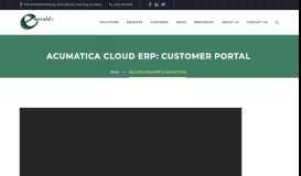 
							         Acumatica Cloud ERP: Customer Portal | EmeraldTC								  
							    