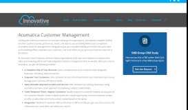 
							         Acumatica Customer Management | Integrated Business Group								  
							    