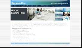
							         Acumen Learning Portal - Acumen Technologies								  
							    
