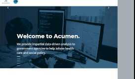 
							         Acumen, LLC								  
							    