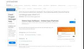 
							         ACV Automobilclub Verkehr Bundesrepublik Deutschland ...								  
							    