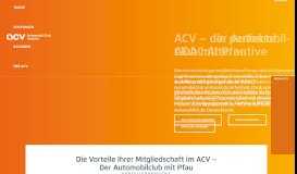 
							         ACV – Der Automobilclub für Mobilität in ganz Europa								  
							    