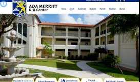 
							         Ada Merritt K-8 Center								  
							    
