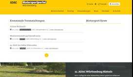 
							         ADAC WTB | ADAC Motorsportportal Württemberg								  
							    