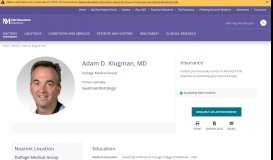 
							         Adam D. Klugman, MD | Northwestern Medicine								  
							    
