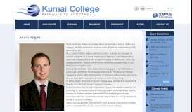 
							         Adam Hogan | Kurnai College								  
							    