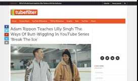 
							         Adam Rippon Teaches Lilly Singh The Ways Of Butt-Wiggling In ...								  
							    